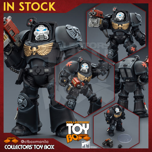 Joytoy 1/18 Warhammer 40k Black Templars Terminator 2 with Power Fist and Storm Bolter
