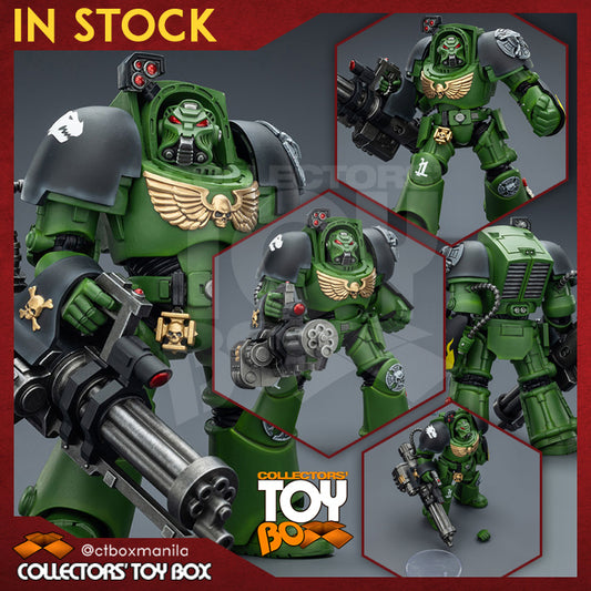 Joytoy 1/18 Warhammer 40k Salamanders Terminator 3 with Power Fist and Assault Cannon