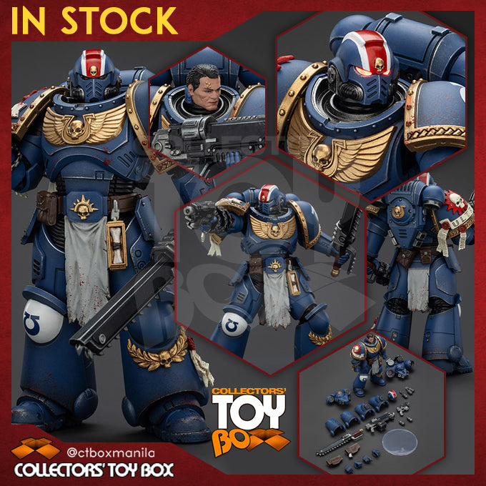 Joytoy 1/18 Warhammer 40k Space Marine 2 Ultramarines Lieutenant Titus [Collectors Edition]