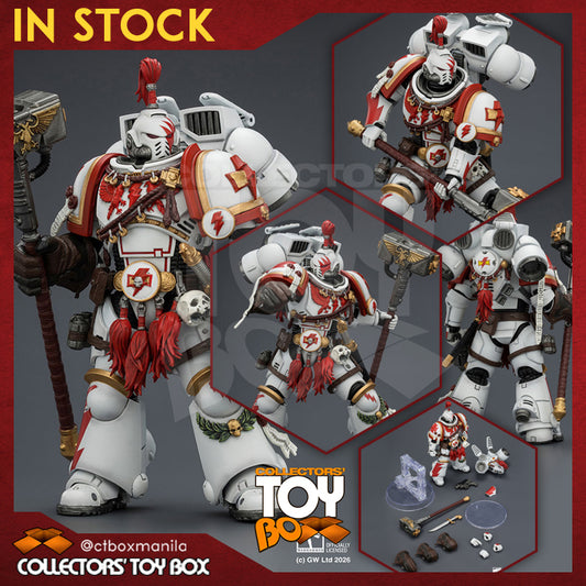 Joytoy 1/18 Warhammer 40k Space Marine II White Scars Assault Intercessor Champion