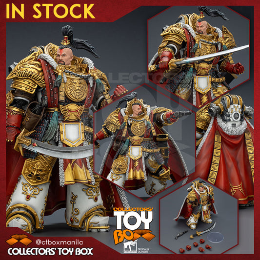 Joytoy 1/18 Warhammer The Horus Heresy White Scars Jaghatai Khan Primarch of the Vth Legion