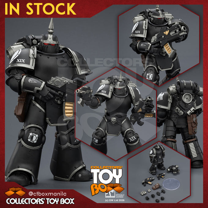 Joytoy 1/18 Warhammer The Horus Heresy Raven Guard - MK III Tactical Legionary with Bolter and Bolt Pistol