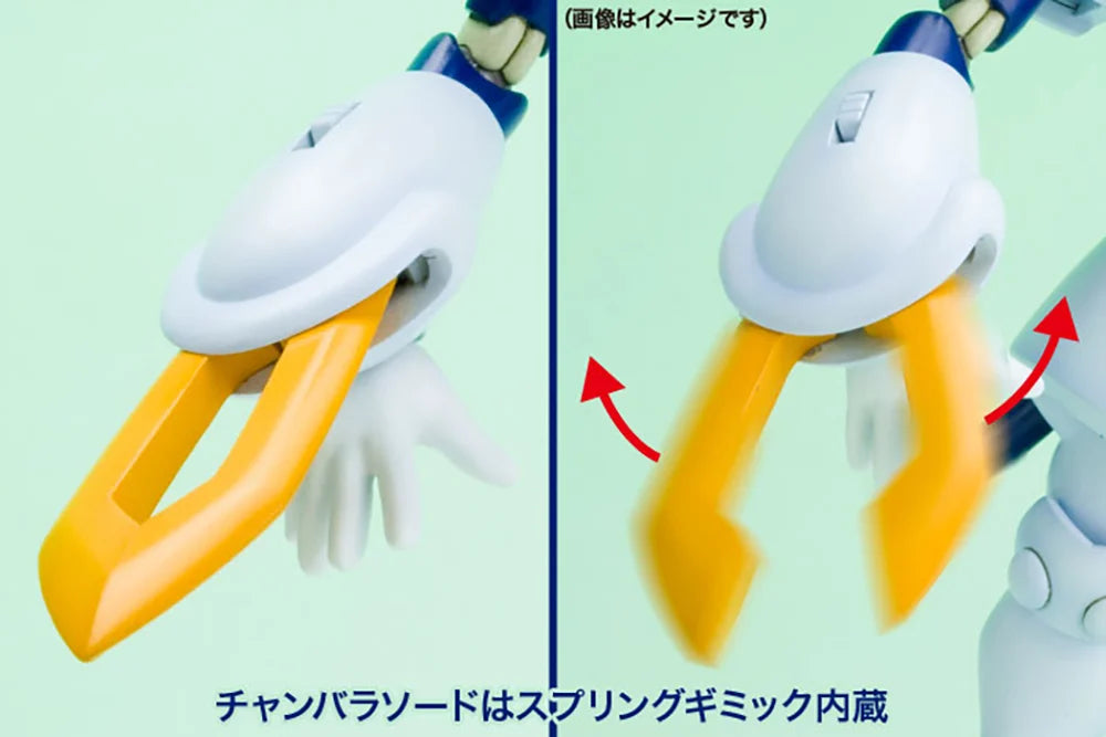 [BUNDLE] Kotobukiya Medabots KWG-00M Head Scissors (Rokusho) + FSL01-F Fancyaile [Model Kit]