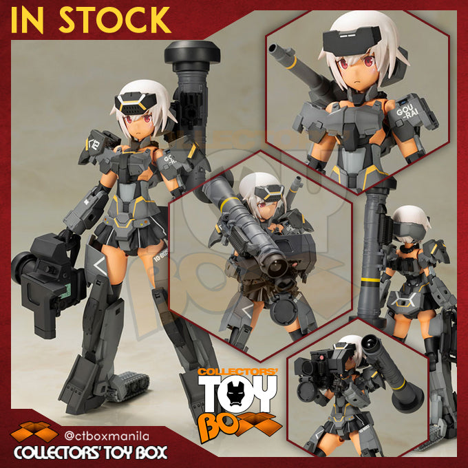 Kotobukiya Frame Arms Girl - Gourai-Kai (Black) with FGM148 Type Anti-tank Missile [Model Kit]