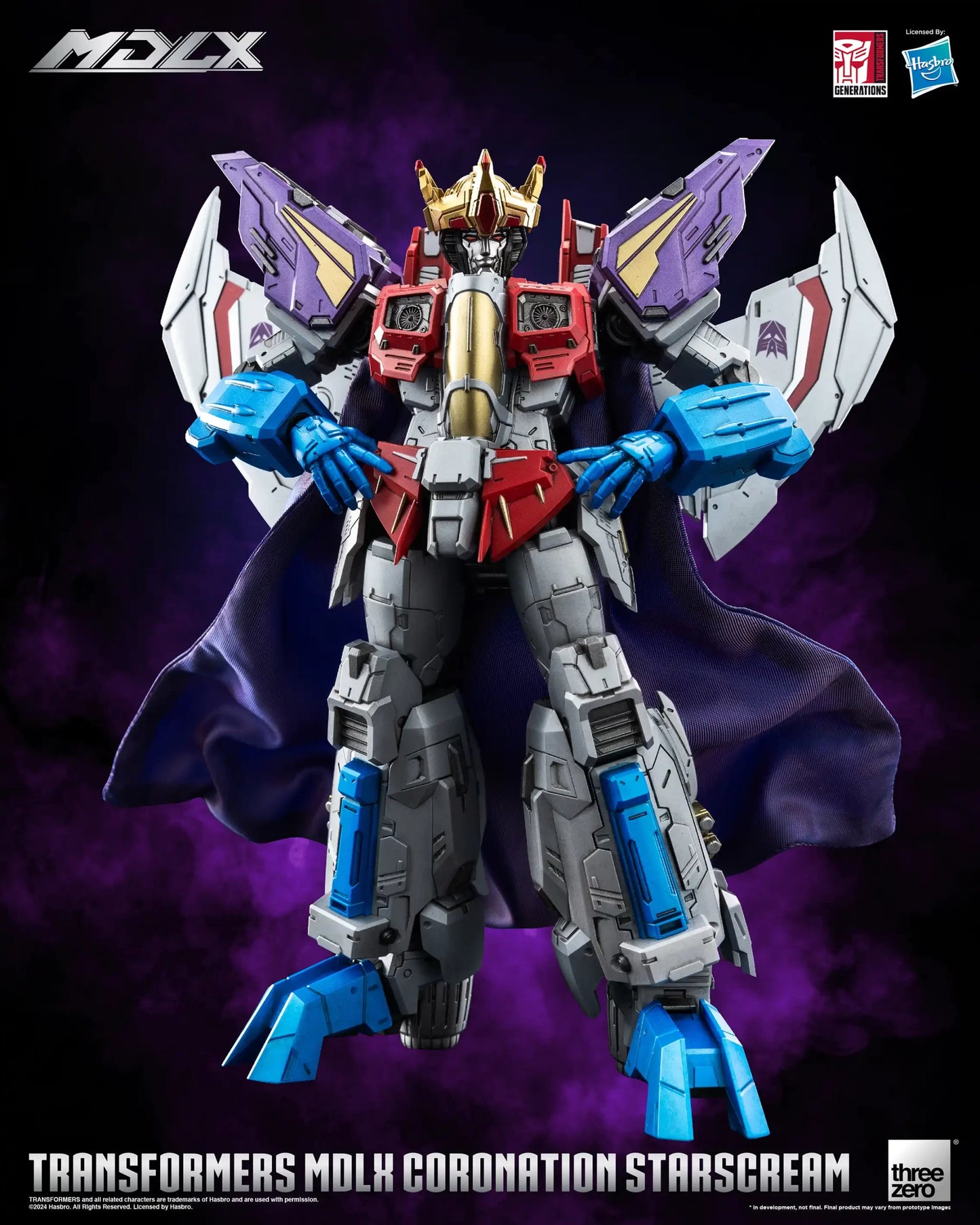 Threezero MDLX Transformers Starscream Coronation Verison