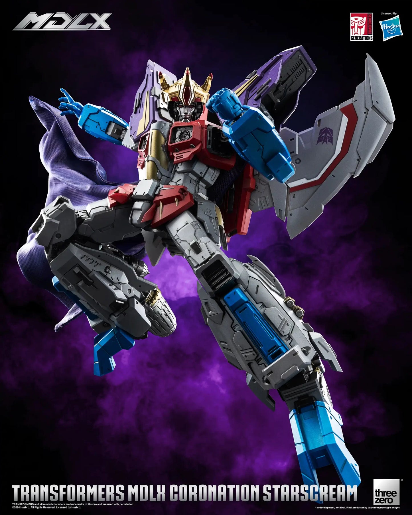 Threezero MDLX Transformers Starscream Coronation Verison