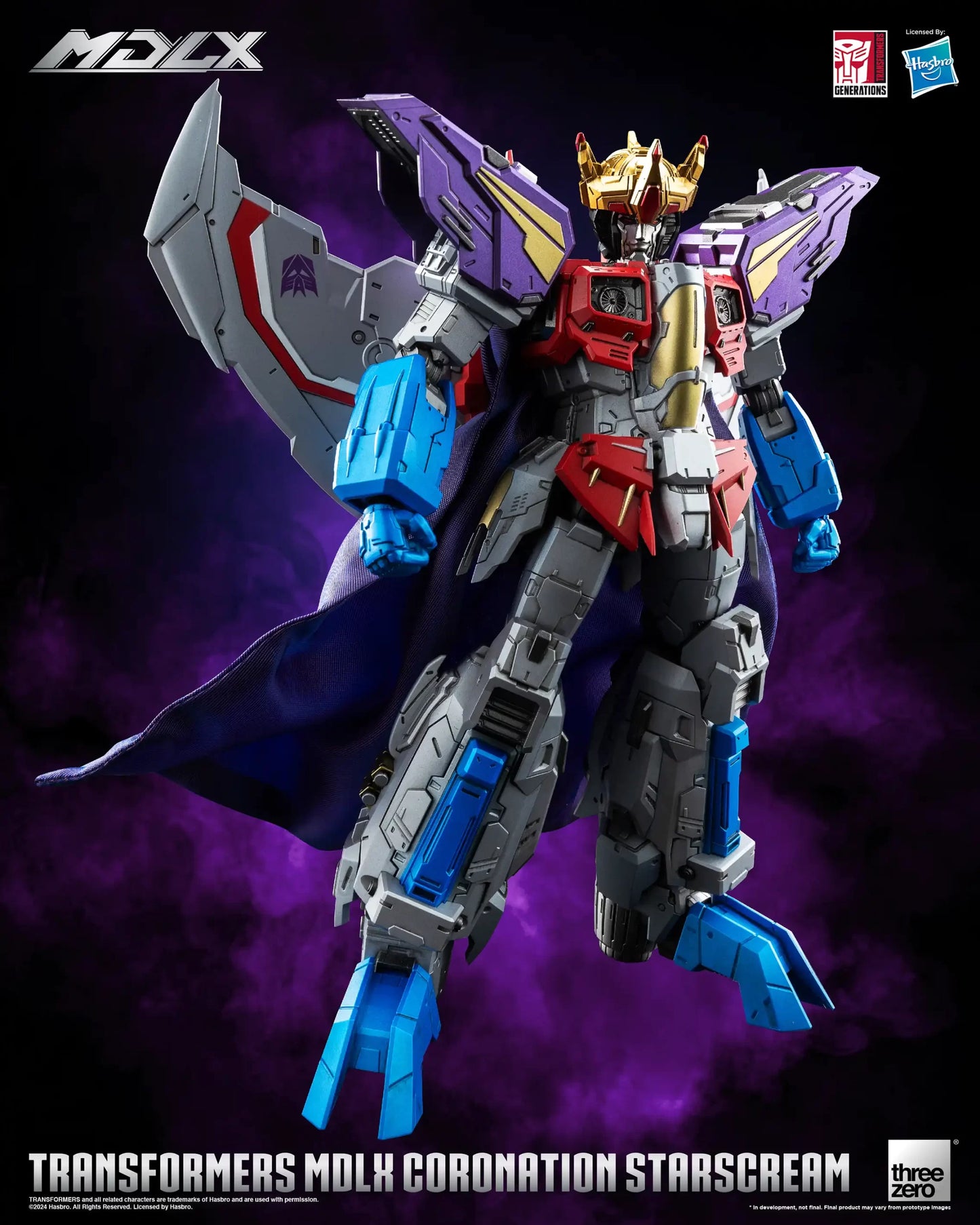 Threezero MDLX Transformers Starscream Coronation Verison