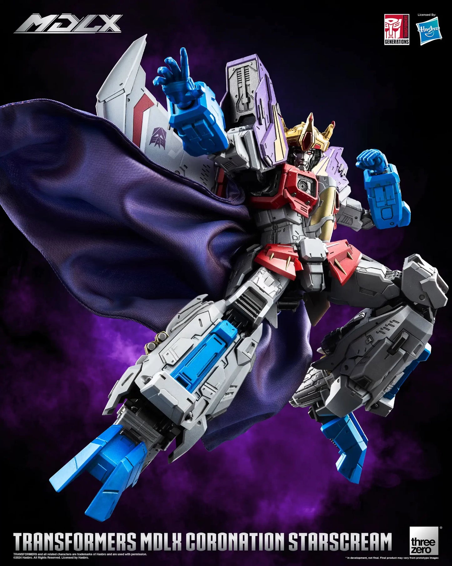 Threezero MDLX Transformers Starscream Coronation Verison
