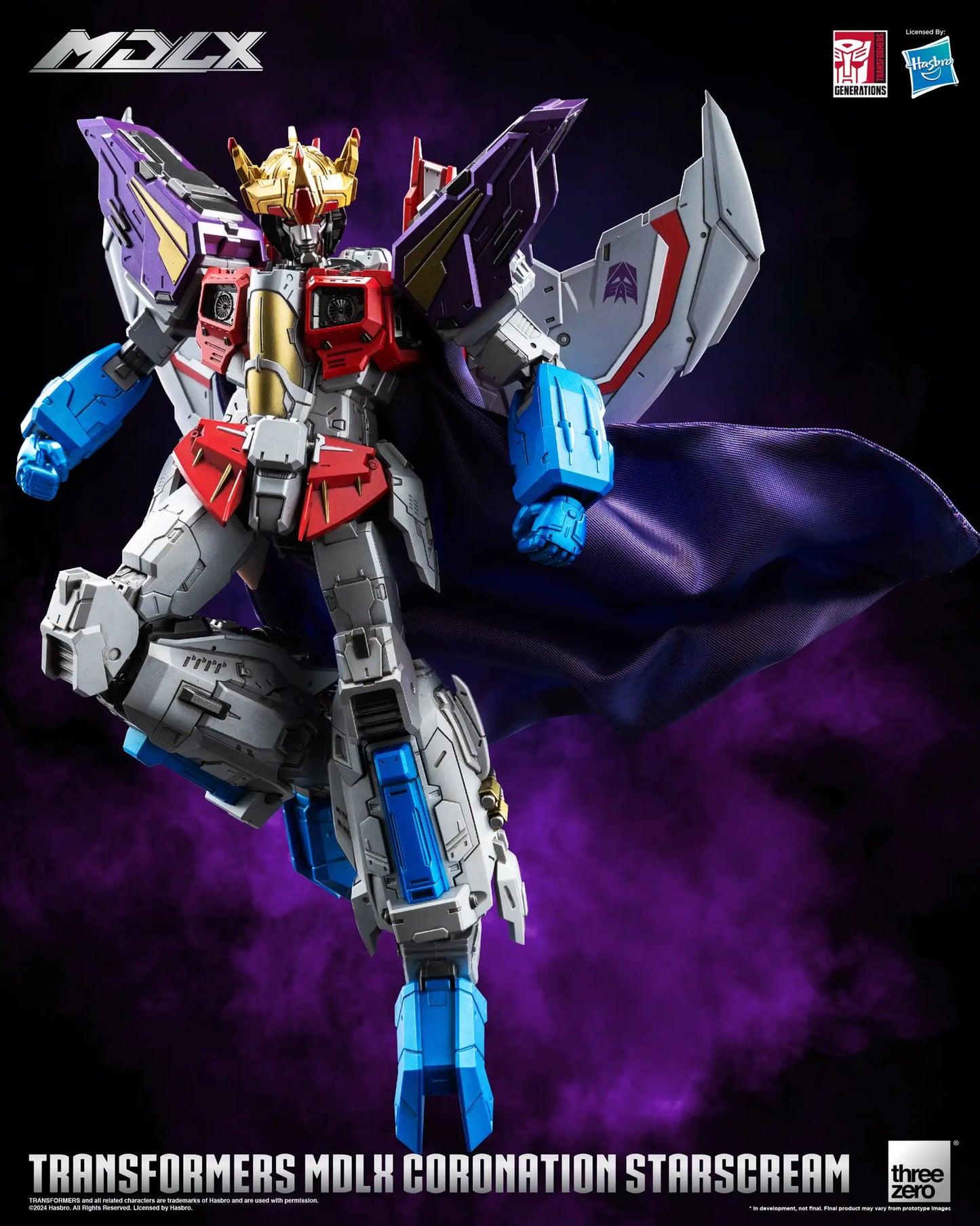 Threezero MDLX Transformers Starscream Coronation Verison