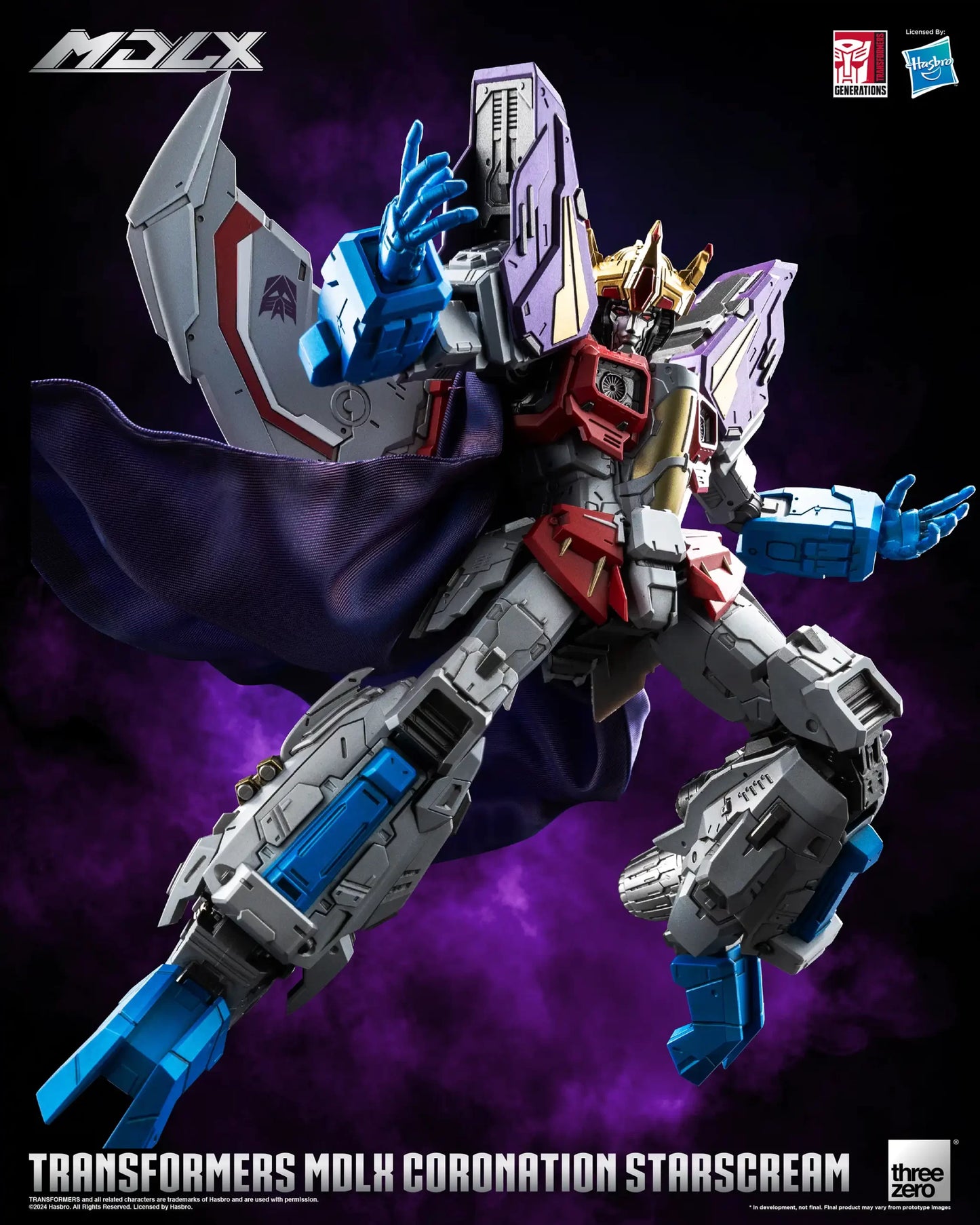 Threezero MDLX Transformers Starscream Coronation Verison