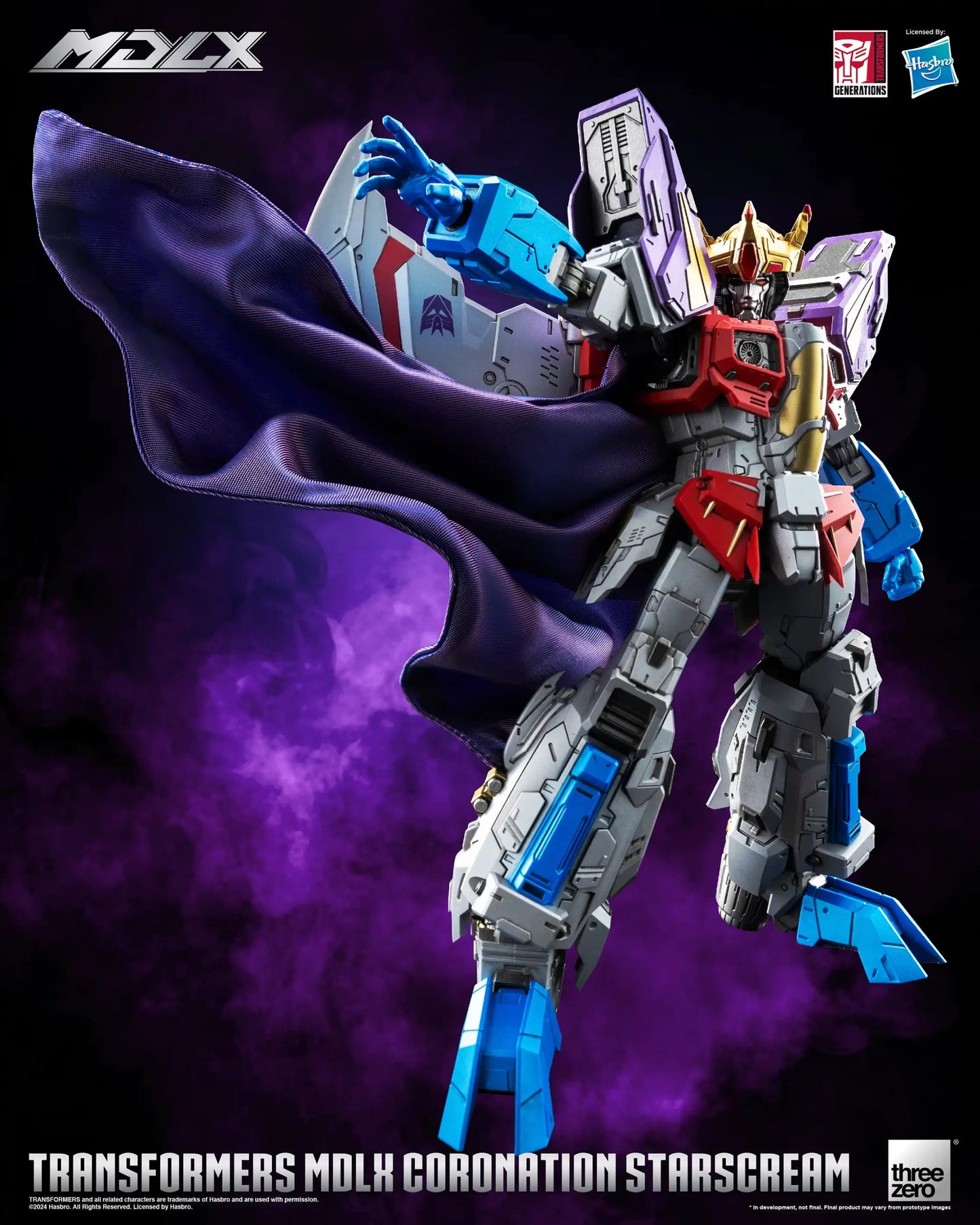 Threezero MDLX Transformers Starscream Coronation Verison