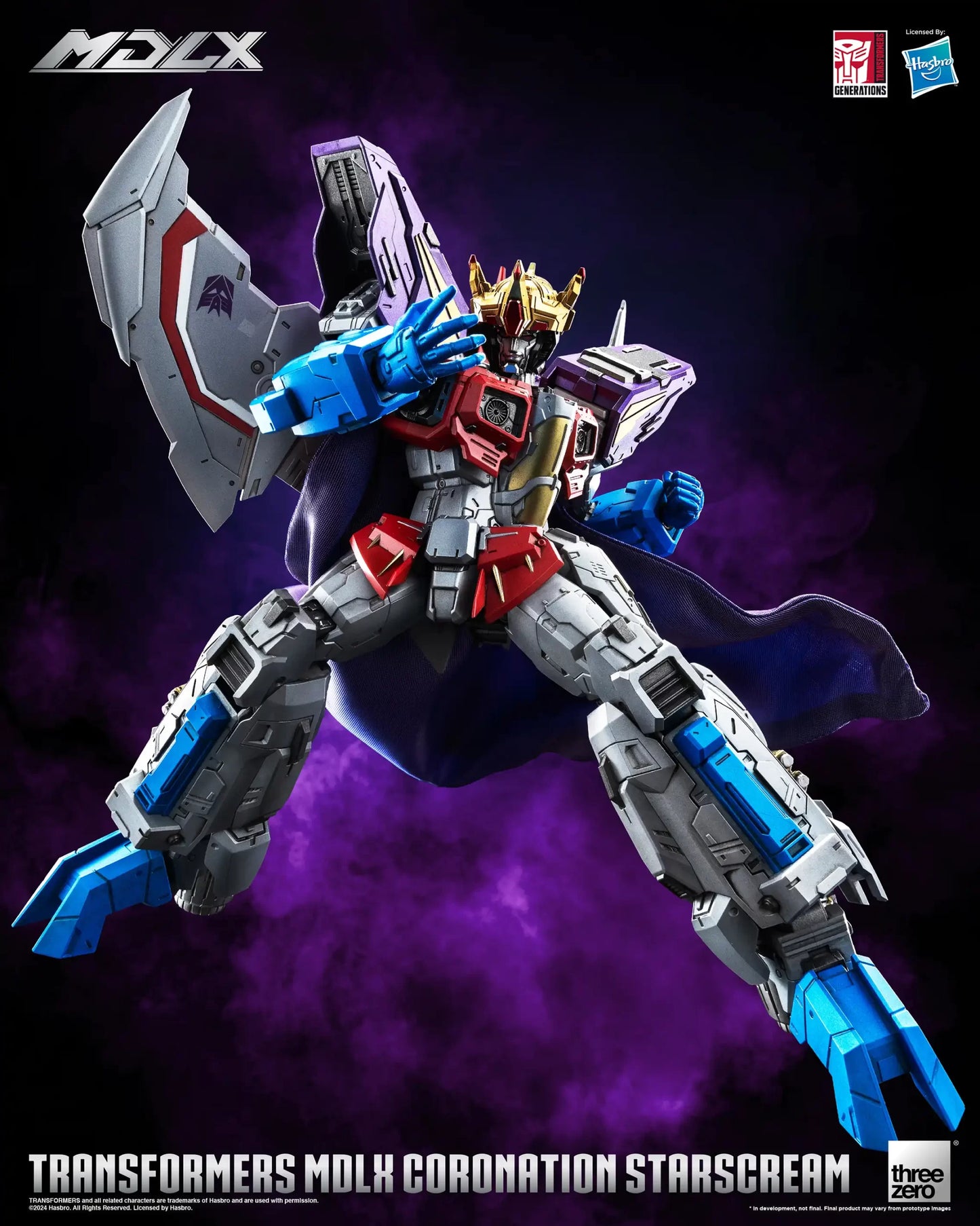 Threezero MDLX Transformers Starscream Coronation Verison