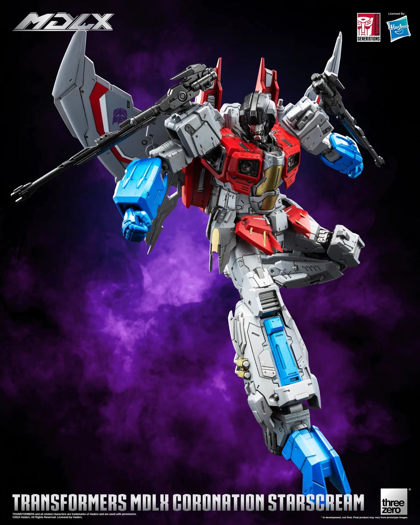 Threezero MDLX Transformers Starscream Coronation Verison