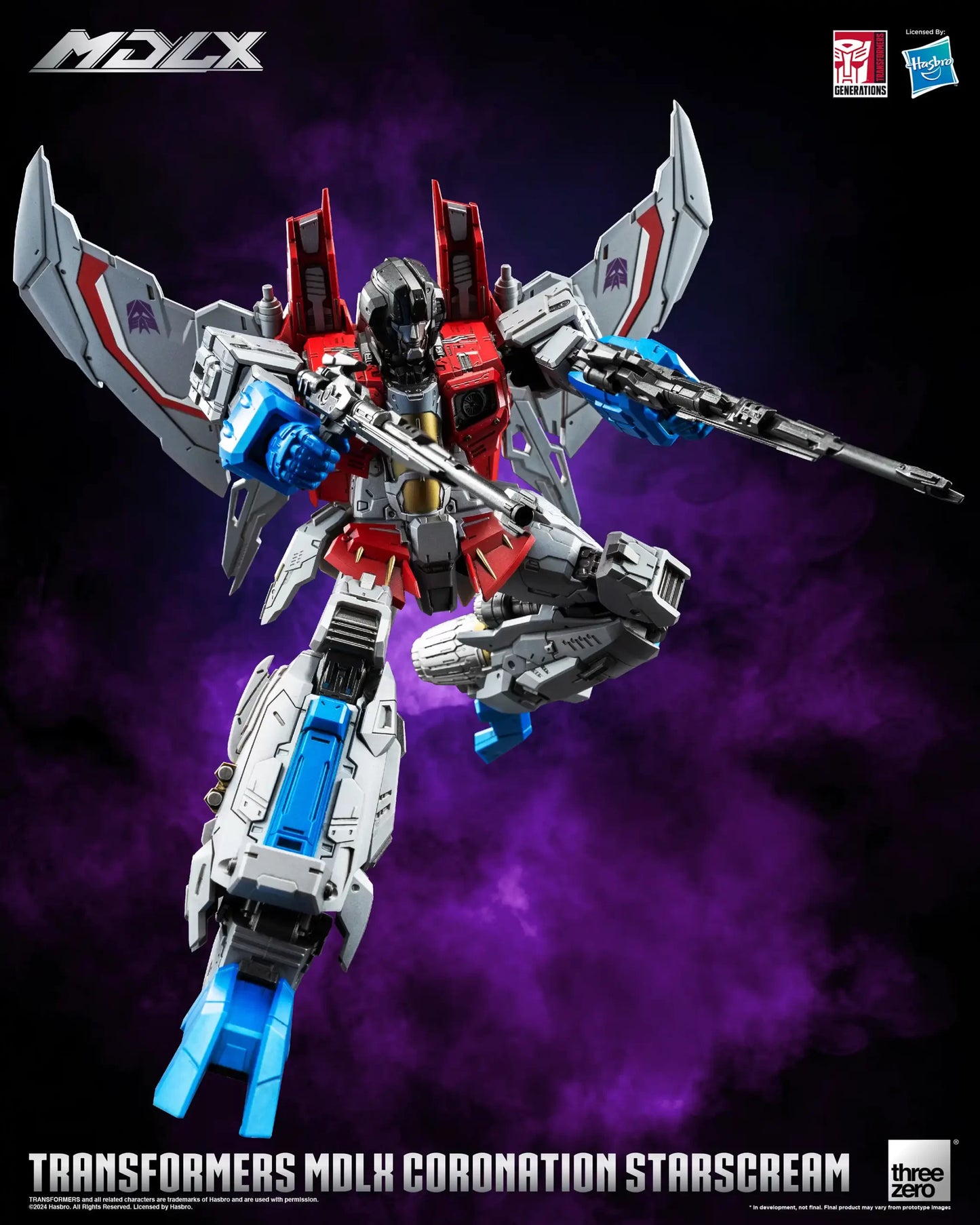 Threezero MDLX Transformers Starscream Coronation Verison