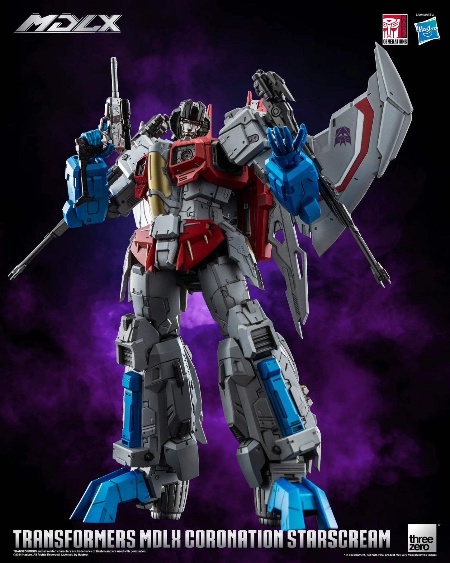 Threezero MDLX Transformers Starscream Coronation Verison