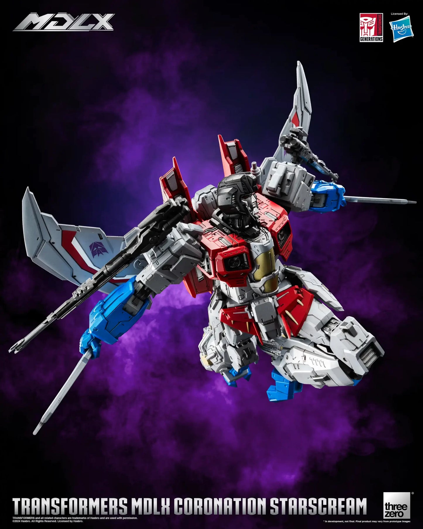 Threezero MDLX Transformers Starscream Coronation Verison