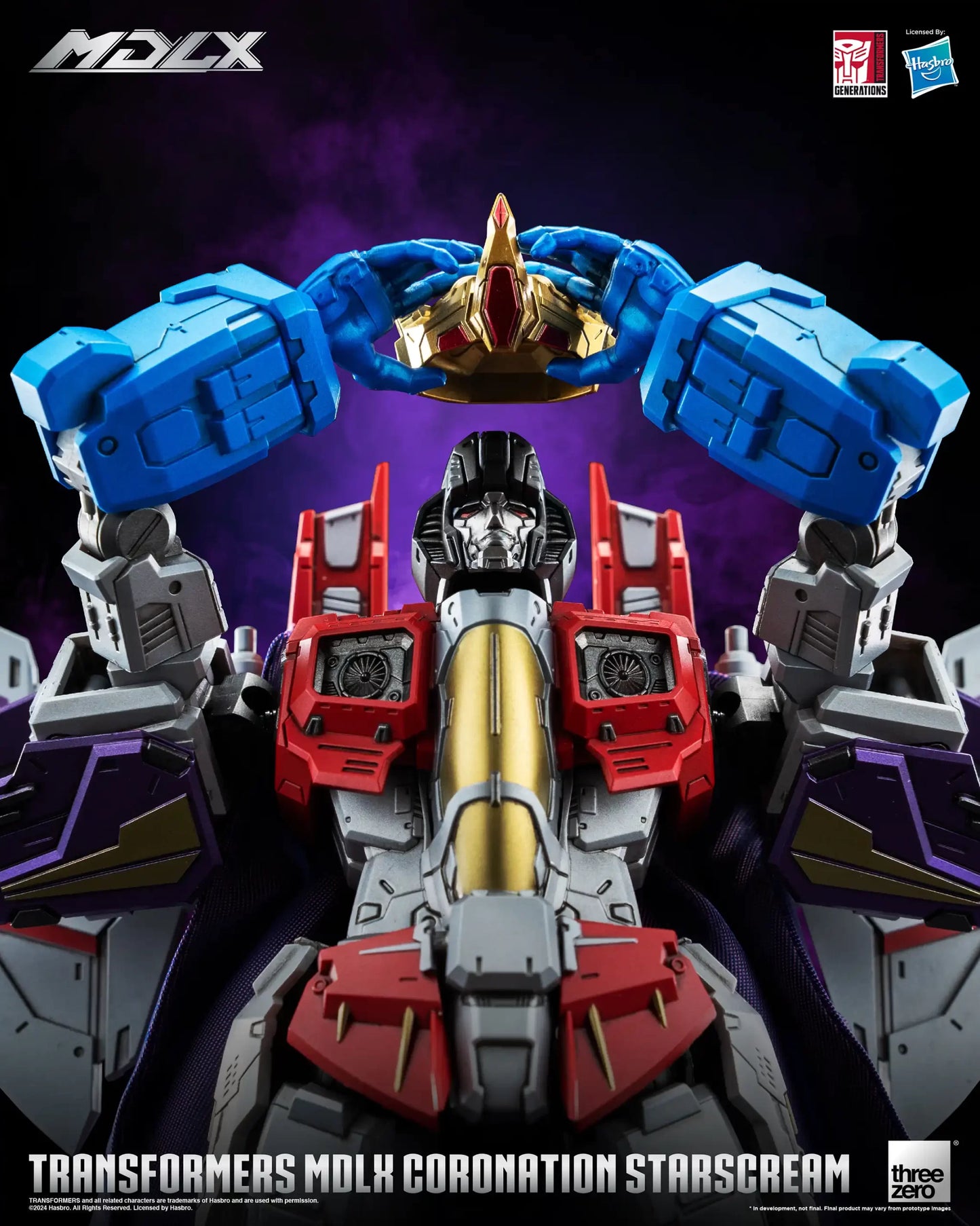 Threezero MDLX Transformers Starscream Coronation Verison