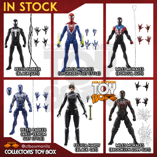 Marvel Legends Gamerverse Marvel's Spider-Man 2 (Set of 6)