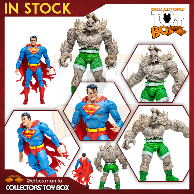 VS Rip-spin Warriors DC Comics Superman And Doomsday Figur (2 Pack), 16,08