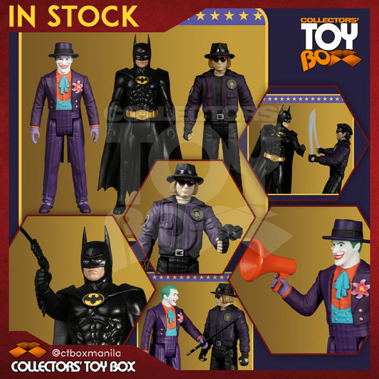 [BUNDLE] Mezco Toyz 5 Points DC Batman 1989 Set (Batman, Joker and Goon)