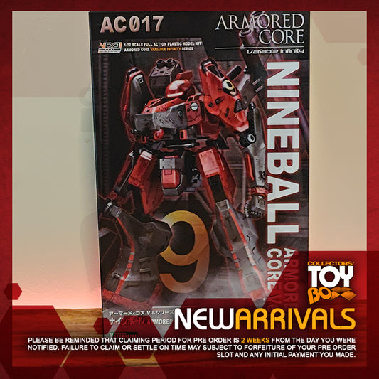 Kotobukiya Armored Core Variable Infinity - Nineball Armored Core Version [Model Kit]