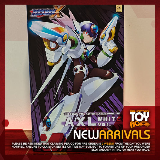 Kotobukiya 1/12 Mega Man X - Axl (White Version) [Model Kit] [Box may have Dent]