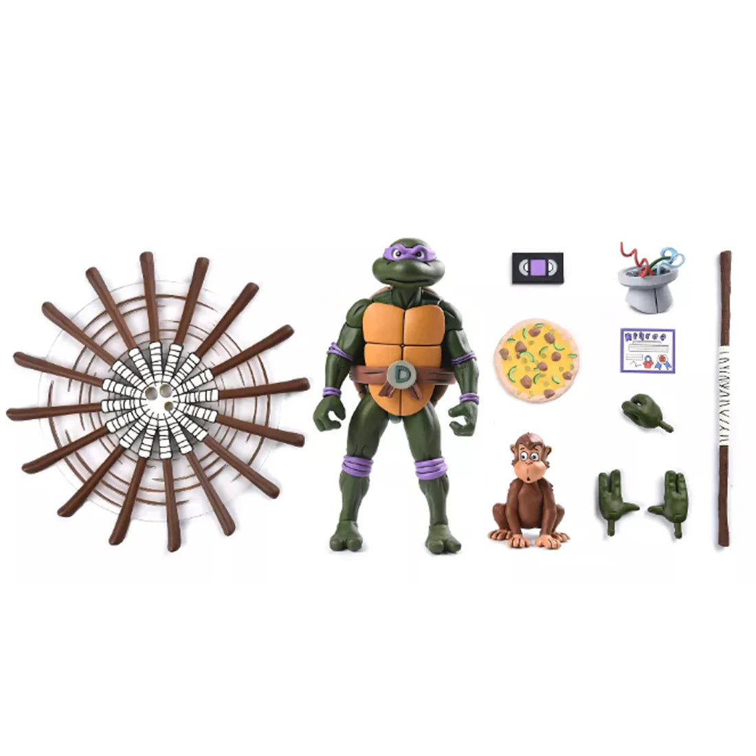 Neca Ultimate Teenage Mutant Ninja Turtles Pizza Club Set of 4 (VHS)