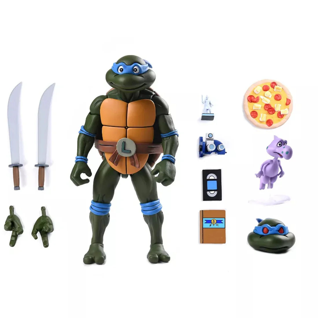 Neca Ultimate Teenage Mutant Ninja Turtles Pizza Club Set of 4 (VHS)