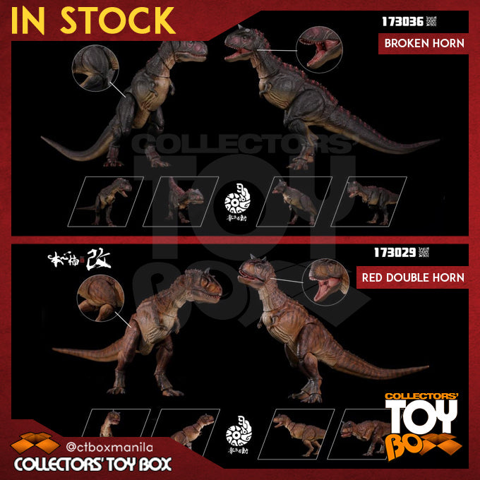 Nanmu Studio Benxin Nangai's Zero-set Easy Motion Ranger 3.0 Carnotaurus (Broken Horn/Red Double Horn)