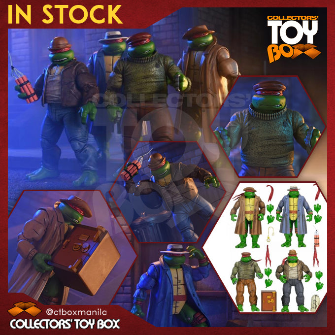 Neca Ultimate Teenage Mutant Ninja Turtles Mirage Comics - Gangster Turtles 4 Pack