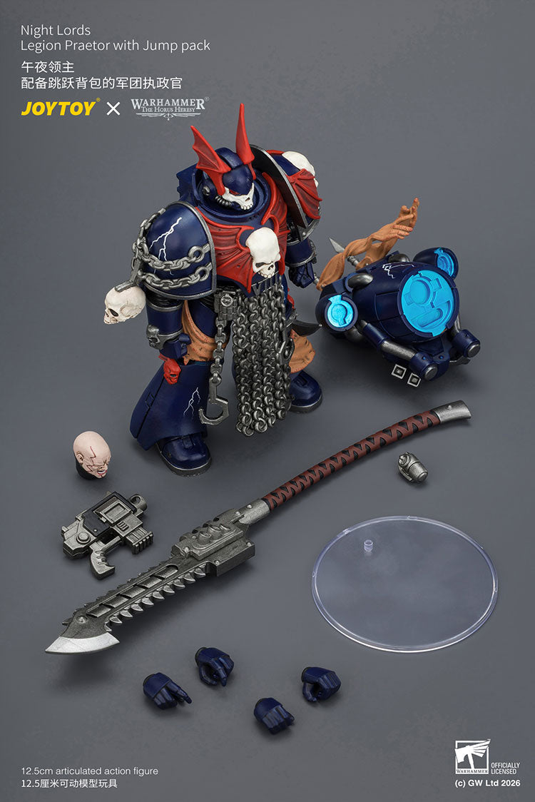 Joytoy 1/18 Warhammer The Horus Heresy Night Lords - Legion Praetor with Jump pack