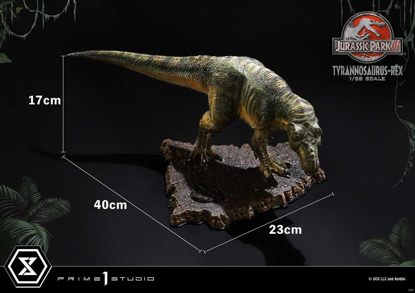 Prime 1 Studio 1/38 Jurassic Park III Tyrannosaurus Rex