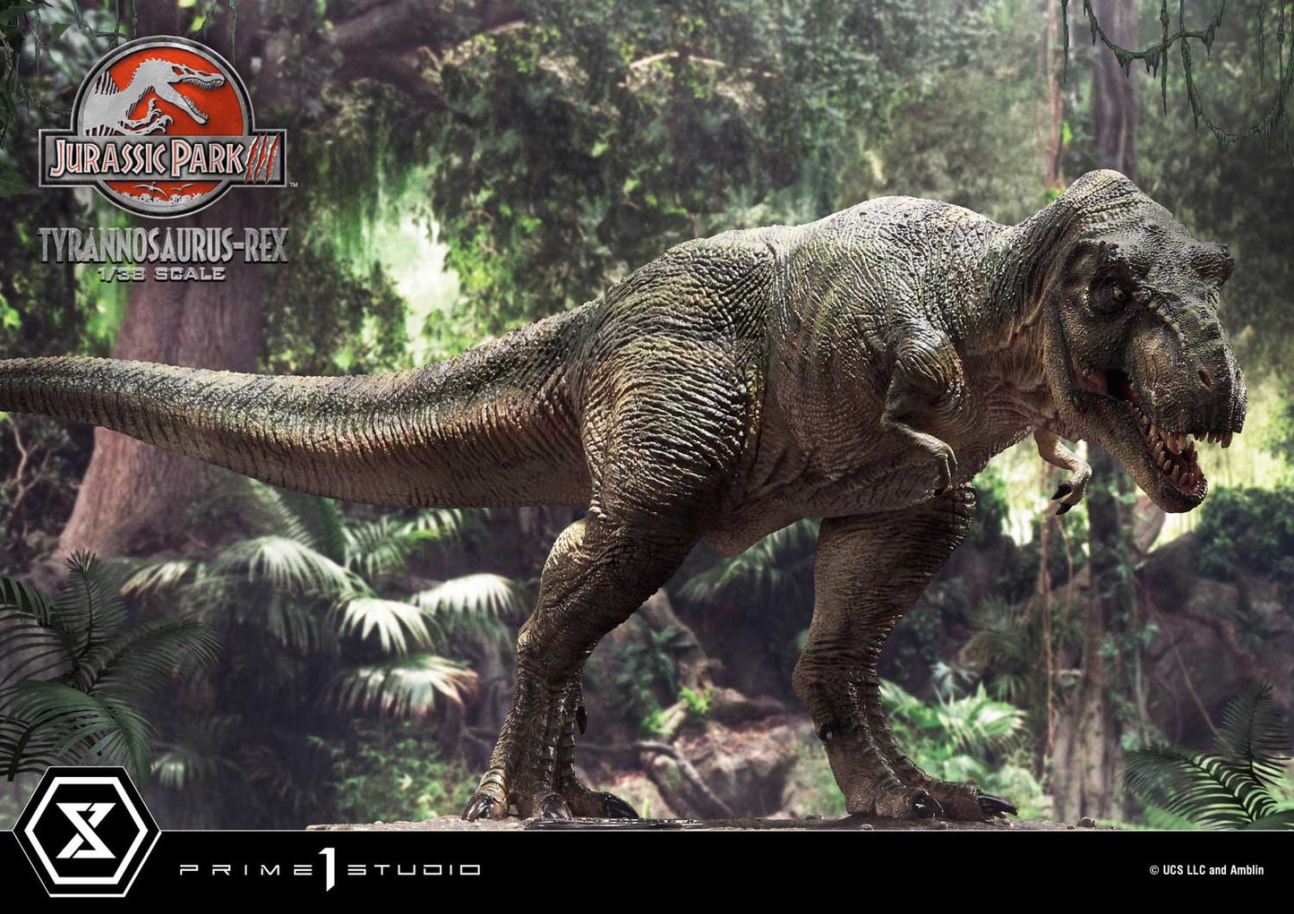 Prime 1 Studio 1/38 Jurassic Park III Tyrannosaurus Rex