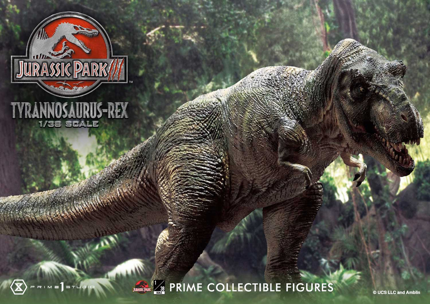Prime 1 Studio 1/38 Jurassic Park III Tyrannosaurus Rex