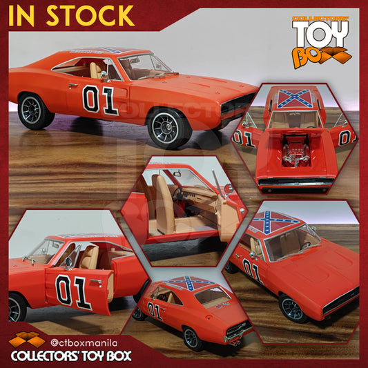 Ramen Toy 19" Ramen Racer - Tiger Orange General Lee