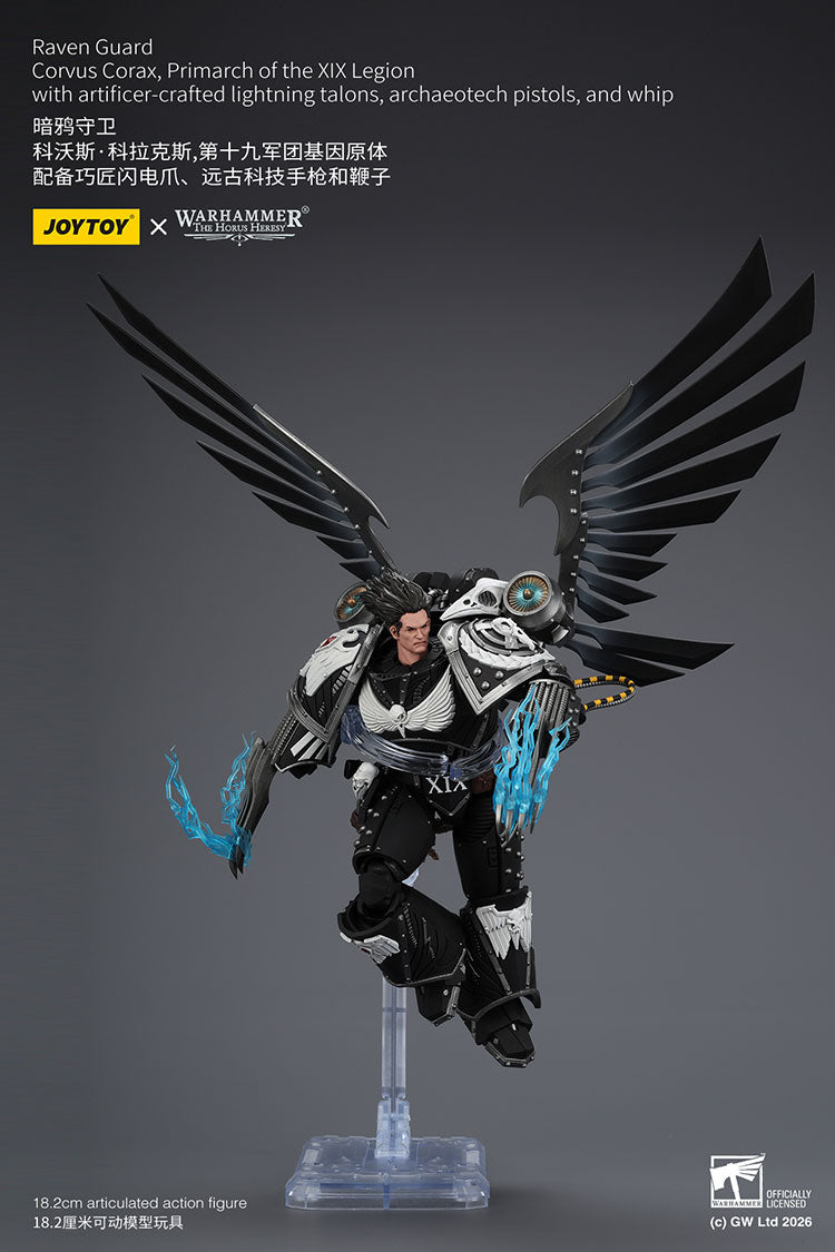 Joytoy 1/18 Warhammer the Horus Heresy Raven Guard - Corvus Corax, Primarch of the XIX Legion