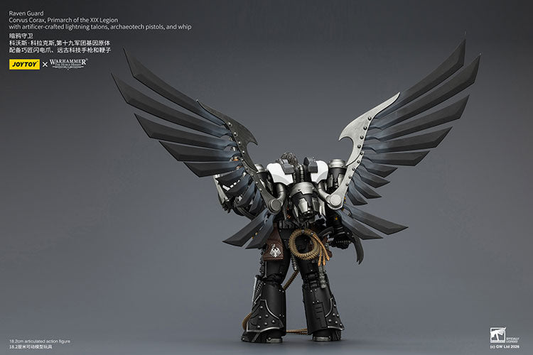 Joytoy 1/18 Warhammer the Horus Heresy Raven Guard - Corvus Corax, Primarch of the XIX Legion
