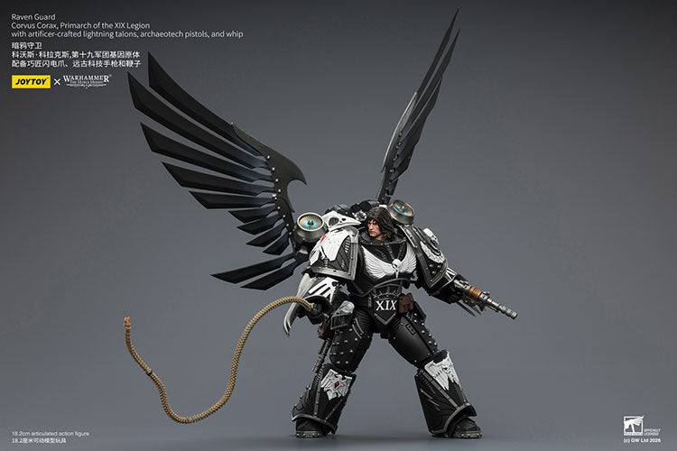 Joytoy 1/18 Warhammer the Horus Heresy Raven Guard - Corvus Corax, Primarch of the XIX Legion