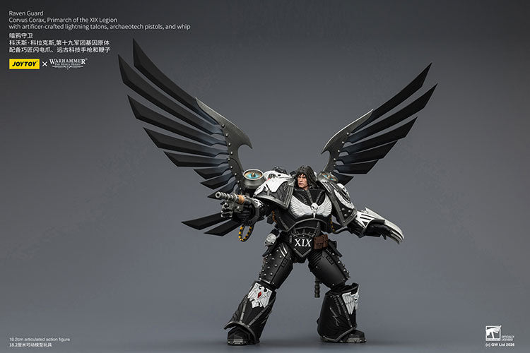 Joytoy 1/18 Warhammer the Horus Heresy Raven Guard - Corvus Corax, Primarch of the XIX Legion