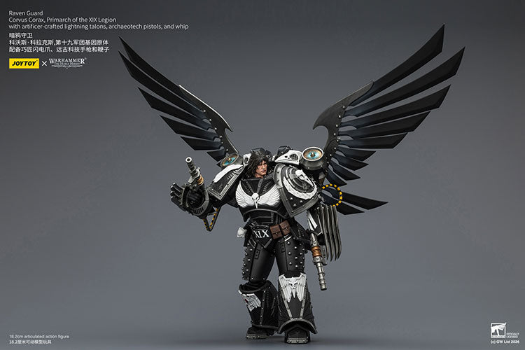 Joytoy 1/18 Warhammer the Horus Heresy Raven Guard - Corvus Corax, Primarch of the XIX Legion