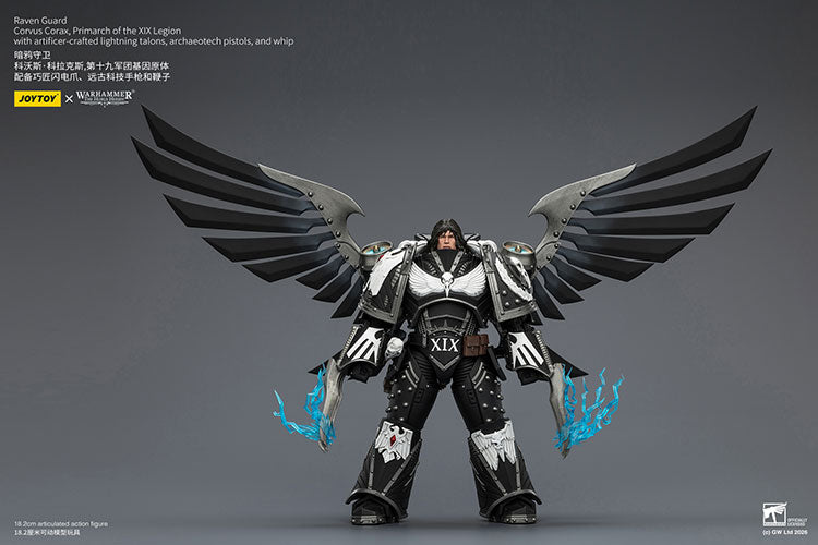 Joytoy 1/18 Warhammer the Horus Heresy Raven Guard - Corvus Corax, Primarch of the XIX Legion