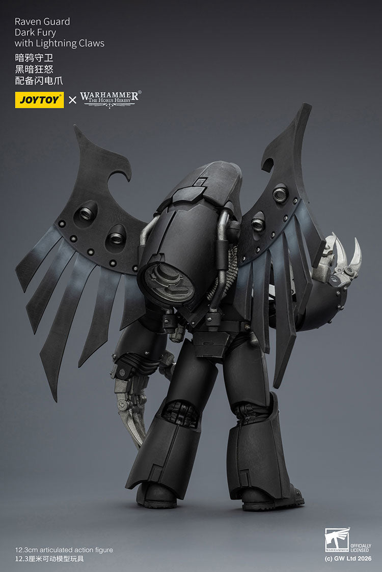 Joytoy 1/18 Warhammer the Horus Heresy Raven Guard Dark Fury with Lightning Claws