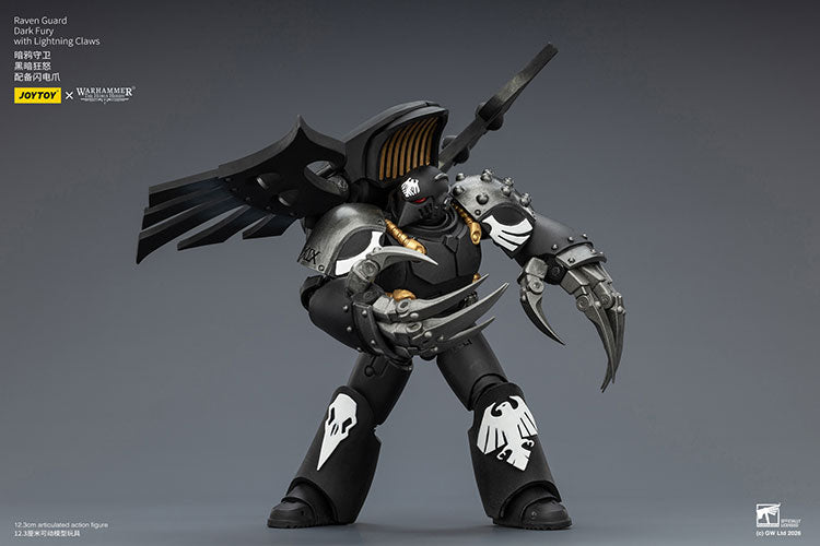 Joytoy 1/18 Warhammer the Horus Heresy Raven Guard Dark Fury with Lightning Claws
