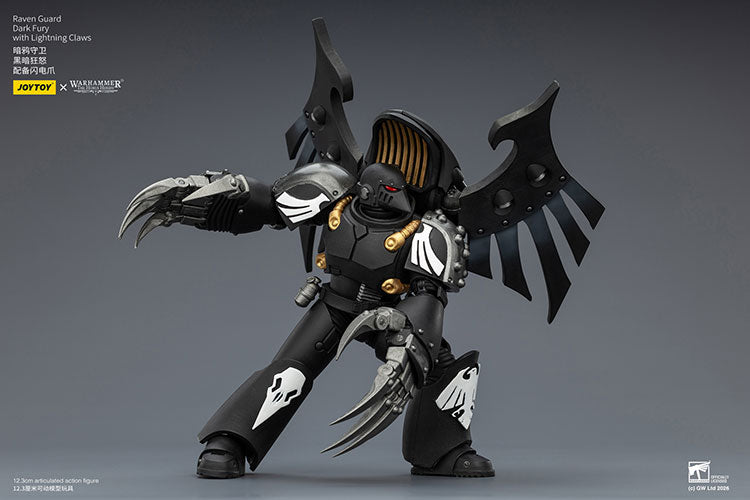 Joytoy 1/18 Warhammer the Horus Heresy Raven Guard Dark Fury with Lightning Claws