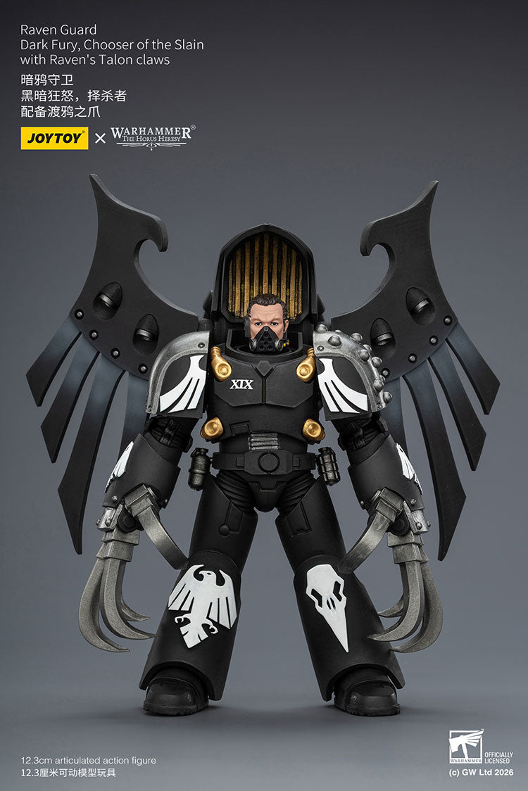 Joytoy 1/18 Warhammer the Horus Heresy Raven Guard - Dark Fury, Chooser of the Slain