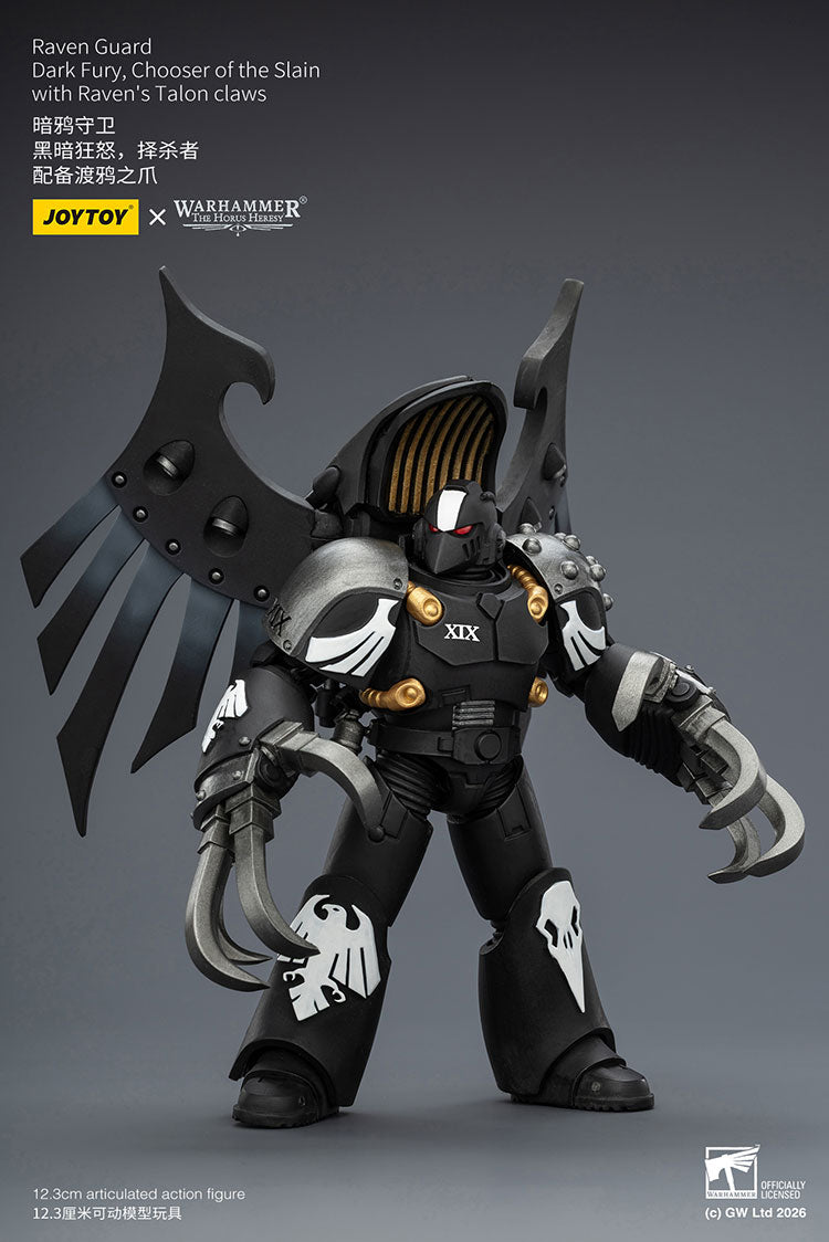 Joytoy 1/18 Warhammer the Horus Heresy Raven Guard - Dark Fury, Chooser of the Slain