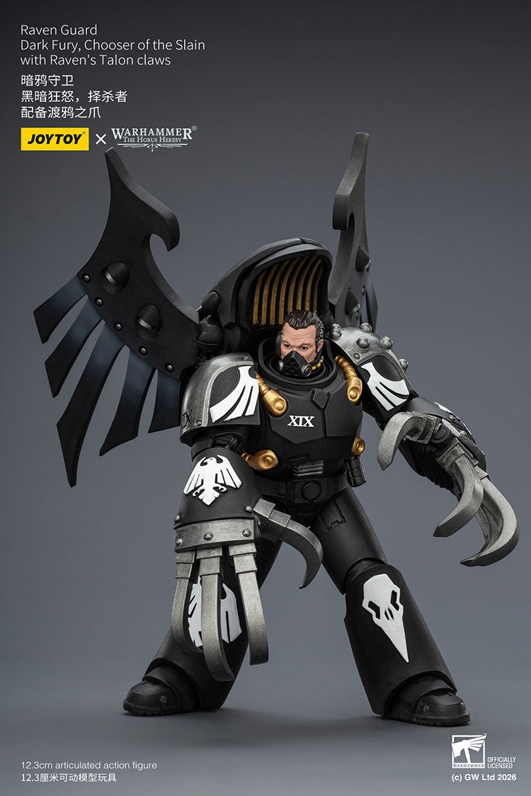 Joytoy 1/18 Warhammer the Horus Heresy Raven Guard - Dark Fury, Chooser of the Slain