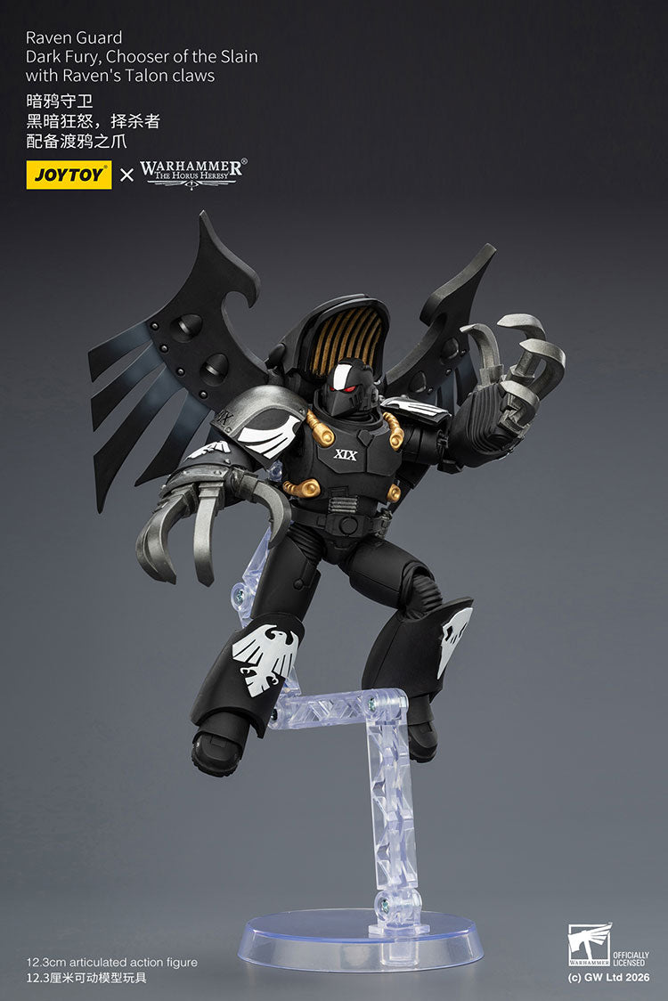 Joytoy 1/18 Warhammer the Horus Heresy Raven Guard - Dark Fury, Chooser of the Slain
