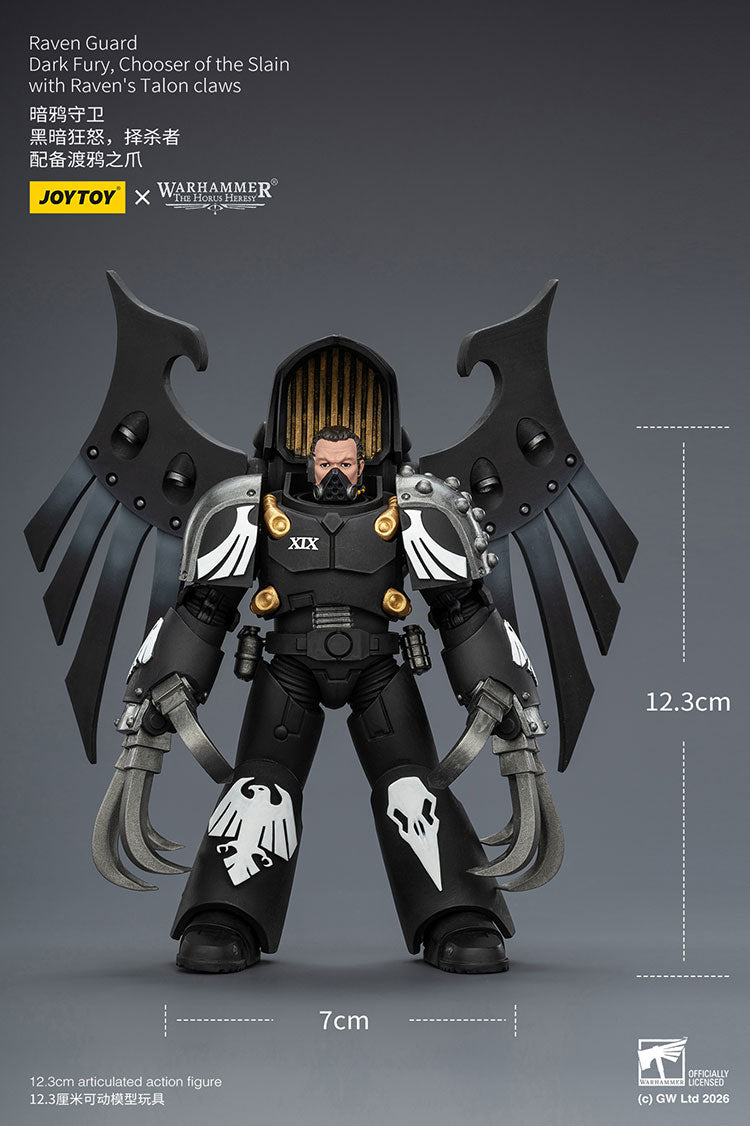 Joytoy 1/18 Warhammer the Horus Heresy Raven Guard - Dark Fury, Chooser of the Slain