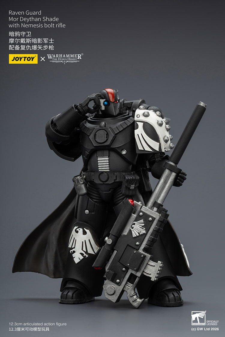 Joytoy 1/18 Warhammer The Horus Heresy Raven Guard - Mor Deythan Shade with Nemesis bolt rifle